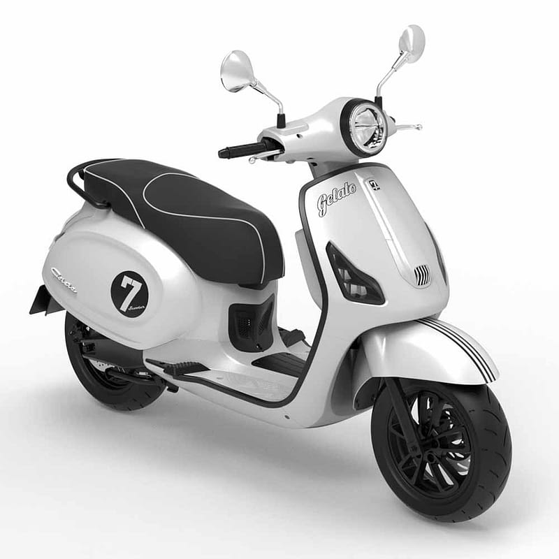 Witte Gelato e-scooter