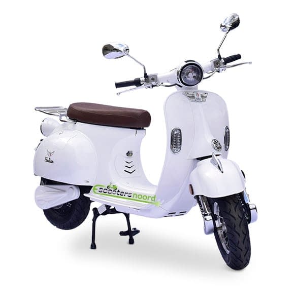 Witte Etalian retro e-scooter