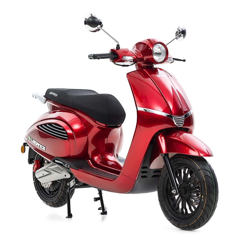 Rode elektrische scooter E-Legance